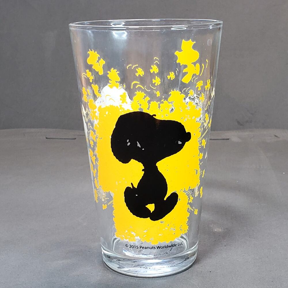 Zak Design Peanuts Snoopy Drinking Glasses 16 oz Glass